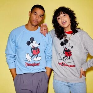 Disney Mickey Mouse Men's Sweater - Blue DisneyWold